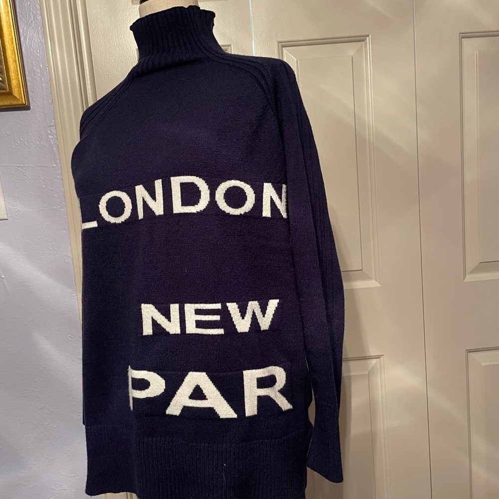 Navy blue sweater
